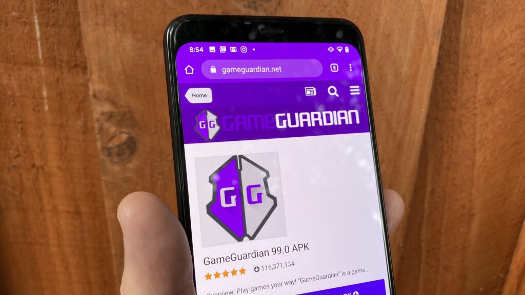App GameGuardian para hackear juegos