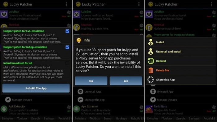 App Lucky Patcher para hackear juegos