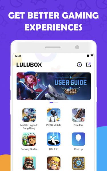 App Lulubox para hackear juegos